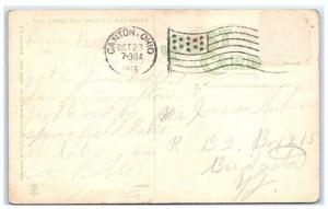 1916 First Baptist Church, Canton, Ohio Postcard