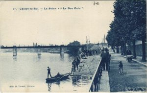 CPA CHOISY-le-ROI La Seine Le Bon Coin (806927)