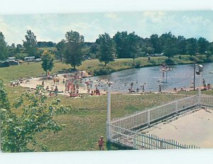 Pre-1980 SWIMMING POOL SCENE Streator Illinois IL AF2346