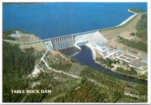 Postcard MO Branson - Table Rock Dam and Lake