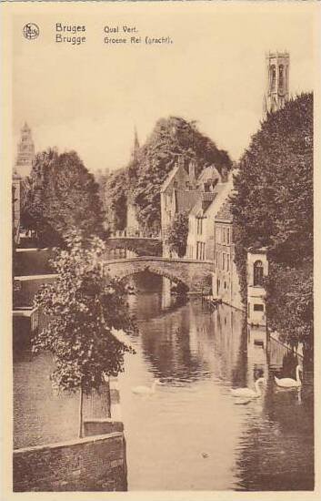 Belgium Bruges Quai Vert