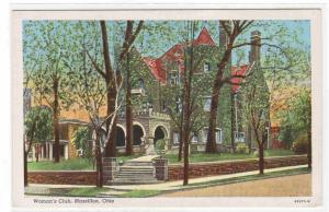 Woman's Club Massillon Ohio linen postcard