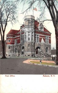 Auburn, New York NY    POST OFFICE  Cayuga County  ca1900's UDB Vintage Postcard