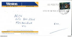 Australia Cover Owl Western Raine & Horne  to Melbourne