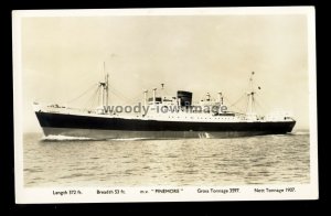 ca0420 - Johnston Warren Cargo Ship - Pinemore - postcard