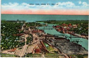 GREEN BAY WISCONSIN AERIAL VIEW