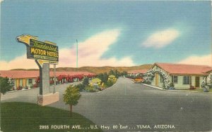 Thunderbird Motor Hotel roadside Yuma Arizona Smith Postcard 21-1762