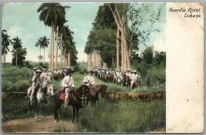 GUARDIA RURAL CUBANA ANTIQUE POSTCARD