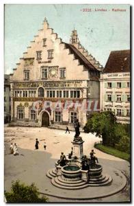 Old Postcard Lindau Rathaus