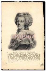 Old Postcard Marie Antoinette d & # 39Autriche