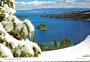 California Lake Tahoe Emerald Bay In Winter