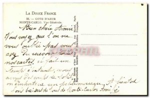 Monte Carlo Old Postcard General view