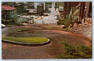 Burlington Iowa IA Postcard Snake Alley Semi-Curves Exterior View c1960 Vintage