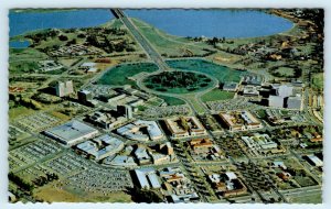 CANBERRA, ACT, Australia~ AERIAL VIEW of CITY~  c1960s Postcard