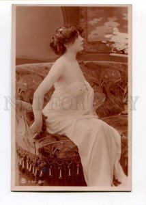 262905 Belle ACTRESS in Bed sheet Vintage PHOTO RPH #305 PC