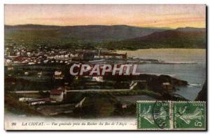 La Ciotat - Vue Generale taken from Bec du Rocher of & # 39Aigle - Old Postcard