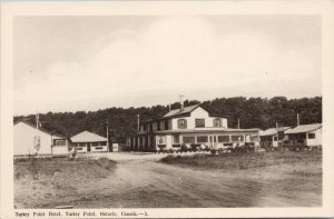 Turkey Point Hotel Turkey Point Ontario ON Unused PECO Postcard F35