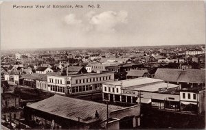 Edmonton AB Panoramic View Bellamy Co Alberta Electric Graydon No 2 Postcard H58