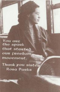 Thank You Sister Rosa Parks Modern Postcard