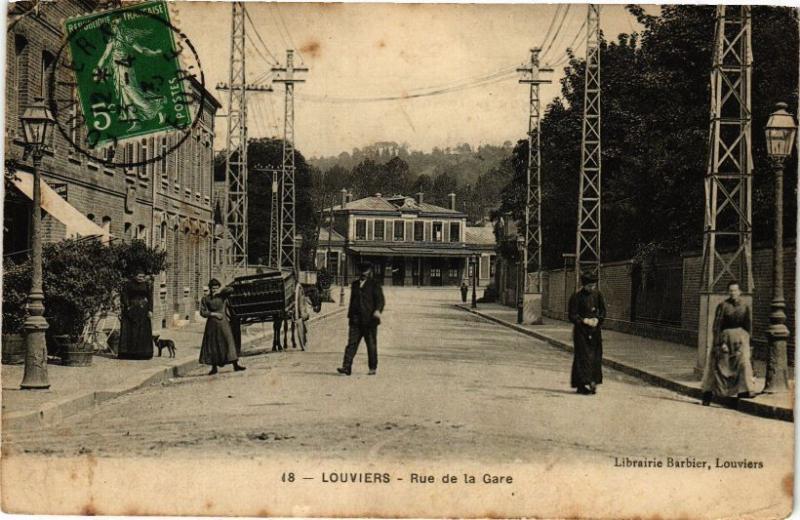 CPA LOUVIERS - Rue de la Gare (181991)