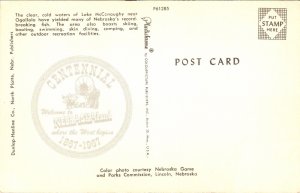 Lake McConaughy Ogallala Nebraska NE Postcard VTG UNP Plastichrome Vintage 