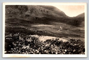 RPPC  The Roman Camp  Haroknott Pass Eskdale  England    Postcard