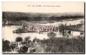 Old Postcard Rouen The new bridge to English
