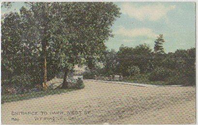 Entrance to Park West St Wilmington DE 1910