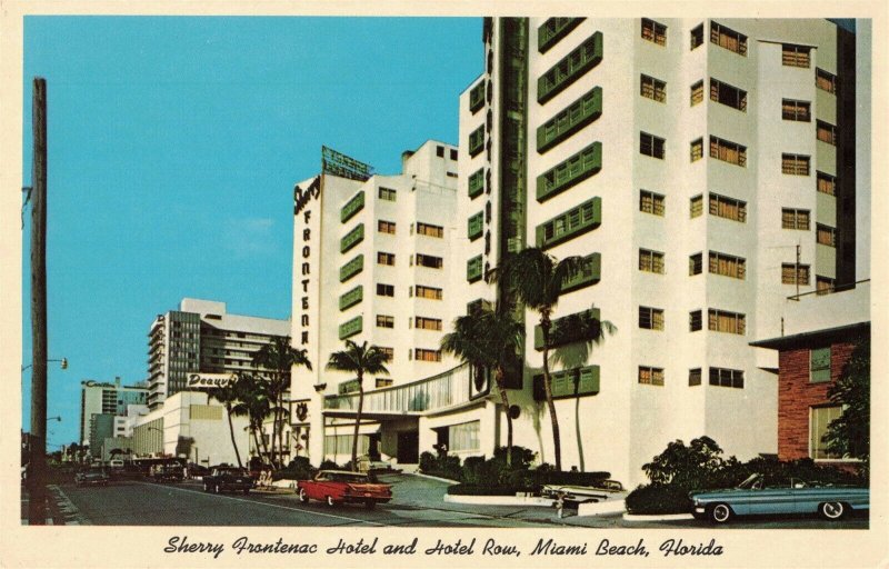 1960's Sherry Frontenac Hotel Miami Beach Florida Postcard 2R3-390 