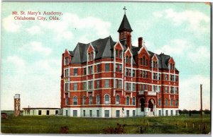 Mt. St. Mary's Academy, Oklahoma City OK c1909 Vintage Postcard B60