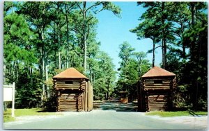 Entrance To Fort Raleigh National Historic Site On Roanoke Island - Manteo, NC