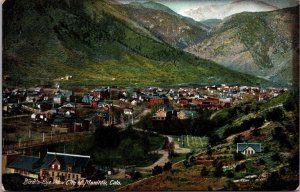 Postcard Birds Eye View of the City of Manitou, Colorado