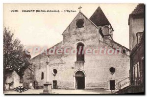 Postcard Old Chagny Saone et Loire The Church