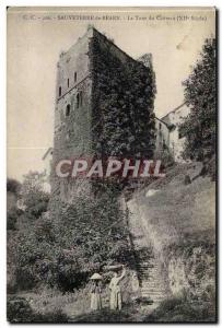 Sauveterre de Bearn Old Postcard The tower of the castle