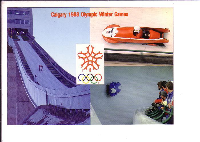 Bobsleigh and Luge, 1988 Winter, Olympic Park, Calgary Alberta, 