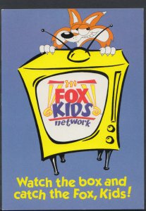 Advertising Postcard - Fox Kids Network - Cable & Satellite TV -  T1155