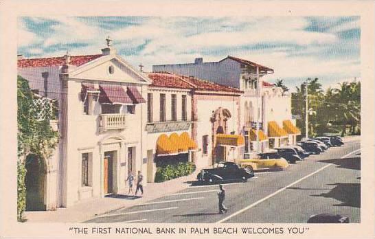 Florida Palm Beach The First National Bank In Palm Beach Welcomes You