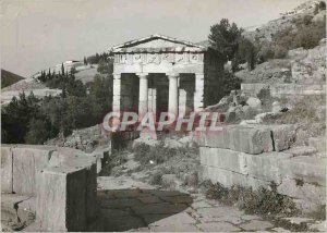 Postcard Modern Delphi Athenian Treasure
