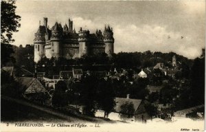 CPA Pierrefonds- Le Chateau et l'Eglise FRANCE (1020298)