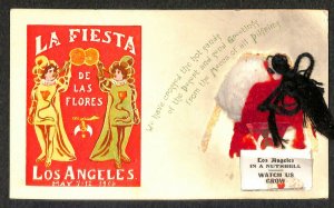 Los Angeles CA in 1906 La Fiesta De Las Flores Postcard