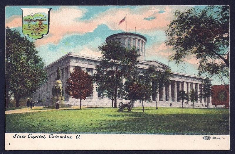 State Capitol Building Columbus OH unused c1910's