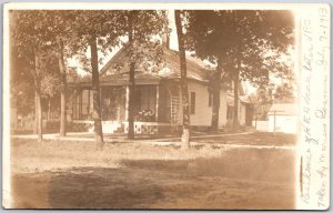 Residence Of HE Bobcock Later UPC Taken By Marius Rosmane RPPC Photo Postcard