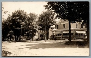 Postcard RPPC c1910 Marion NY View on Main Street Wayne County Myer Photo