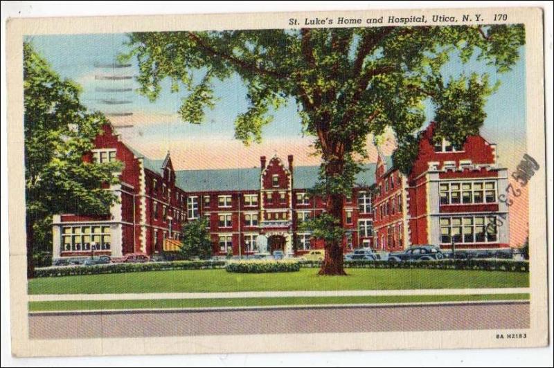 St Luke's Home & Hospital, Utica NY  (crease)