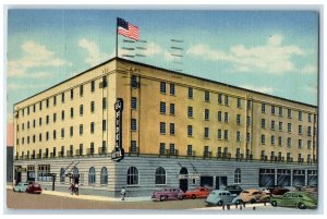 1949 El Fidel Hotel Roadside Albuquerque New Mexico NM Posted Signage Postcard