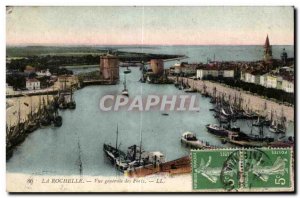 Old Postcard General view of La Rochelle Boat Ports