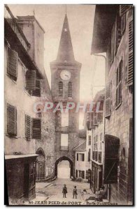 Old Postcard St Jean foot of Port Notre Dame Gate