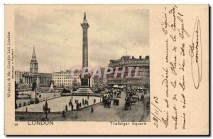 Great Britain Great Britain Postcard Old London Trafalgar Square London