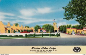 SALT LAKE CITY , Utah , 50-60s ; Mission Motor Lodge