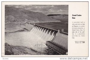 RP; Aerial View of Coulee Dam, Washington, 30-40s